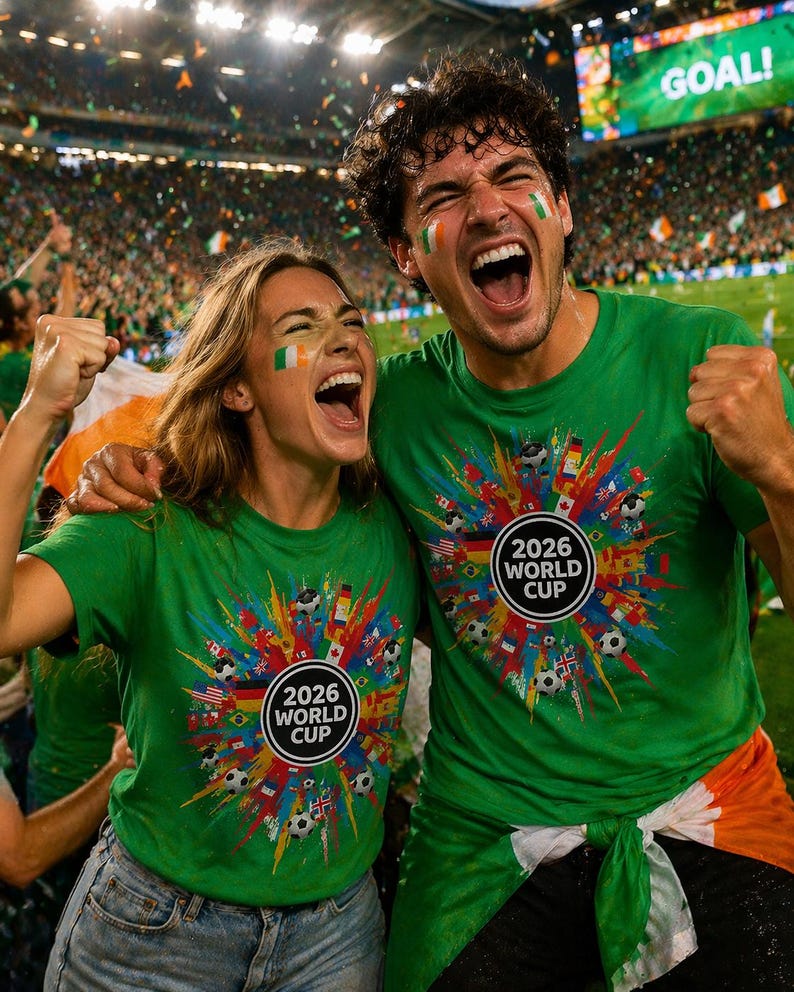 2026 Soccer Cup T-Shirt, Soccer Fan Shirt, Football Fan Gift, Soccer Cup 2026 Tee, International Soccer Shirt, Football Fan Gift