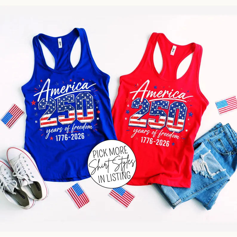 USA 250th Anniversary Shirt, 4th July Tee, USA 250th Anniversary Independence Day Shirts, 4th July 250th Year Shirts, 4th July Family Shirts