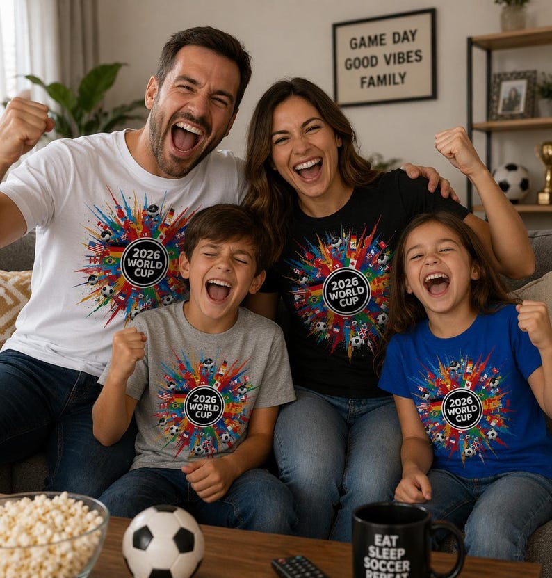 2026 Soccer Cup T-Shirt, Soccer Fan Shirt, Football Fan Gift, Soccer Cup 2026 Tee, International Soccer Shirt, Football Fan Gift