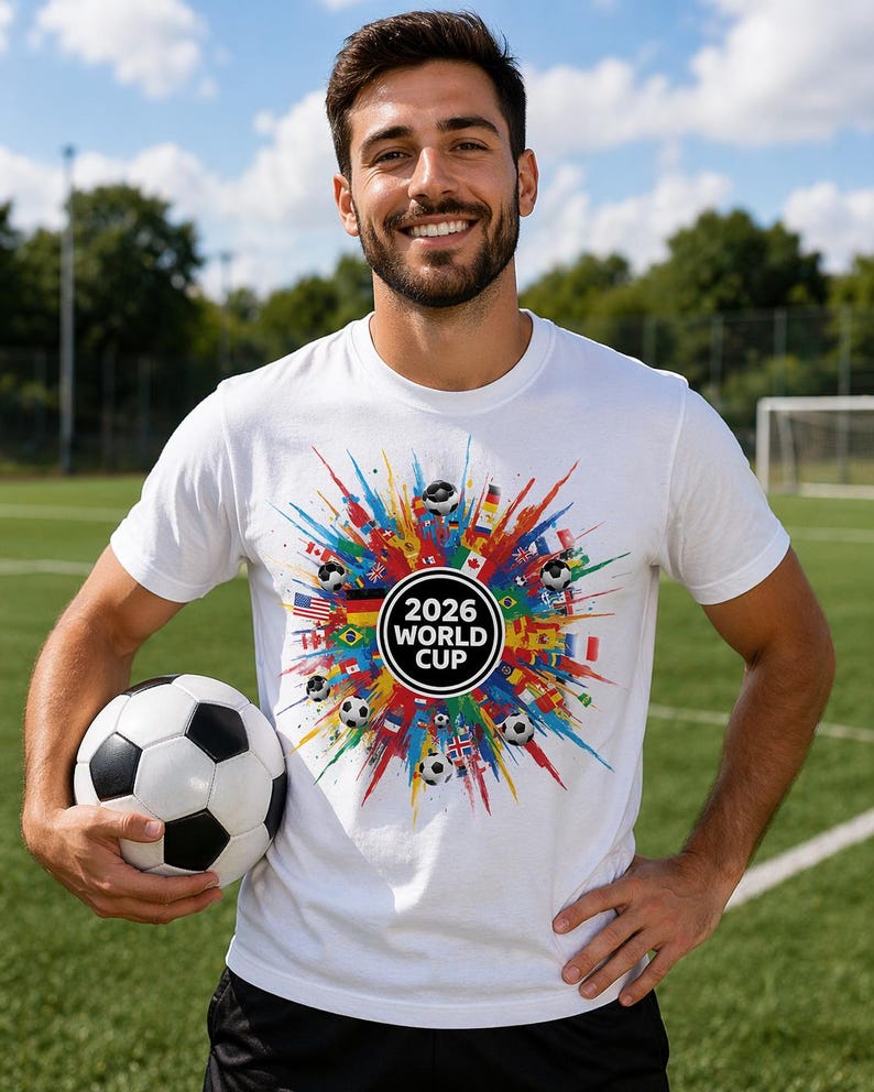 2026 Soccer Cup T-Shirt, Soccer Fan Shirt, Football Fan Gift, Soccer Cup 2026 Tee, International Soccer Shirt, Football Fan Gift
