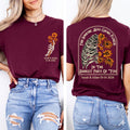 Personalized Find Someone Who Grows Flowers In The Darkest Parts Shirt, Custom Names T - Shirt